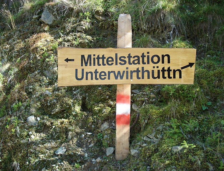 unterwirt hütte Sommer wandern